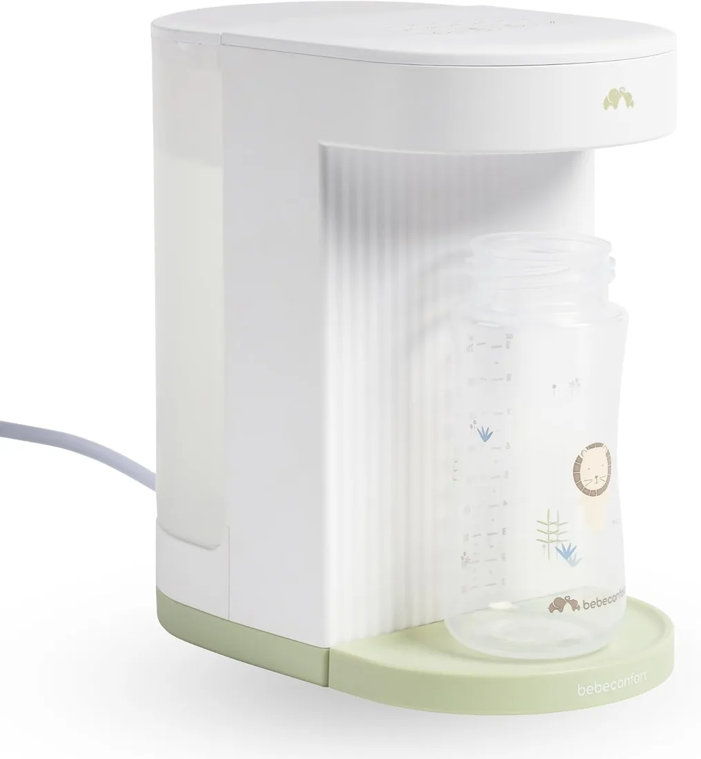 Bebeconfort Preparador Biberones Instantáneo, Temperatura Precisa En Segundos, Silencioso, Calentador Rápido de Biberones, Dispensador Agua (80°C), Depósito 1,1l, Memoria, Autolimpiable, Compacto foto 3