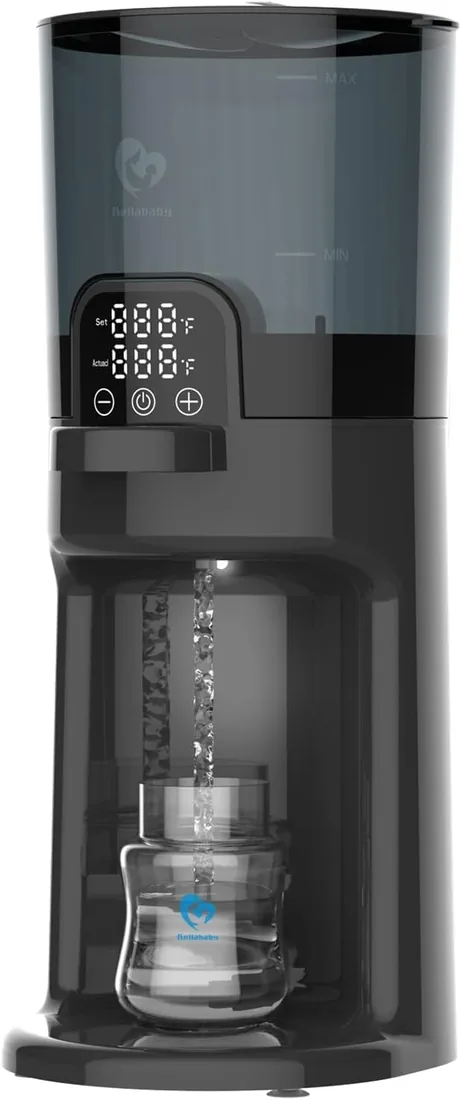 Prep Máquina de Preparación del Biberón, Preparador de Biberones Instantáneo Milky Dispensador, 24/7 Mantenga la Temperatura Caliente y Ajustable