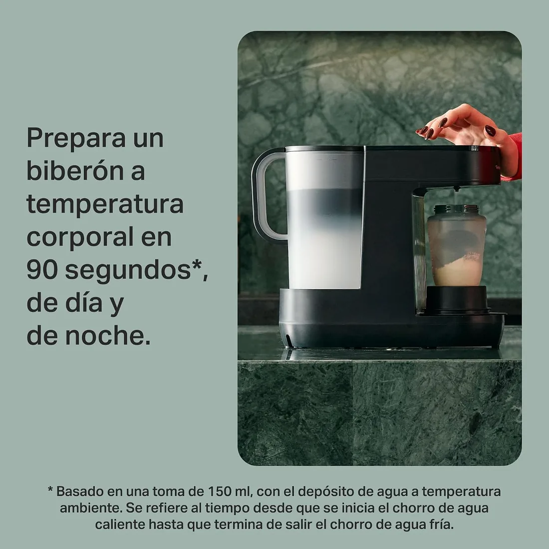 Tommee Tippee Perfect Prep | Preparador de Biberones, para un Biberón a Temperatura Corporal en 90 Segundos*, de Día y de Noche foto 3