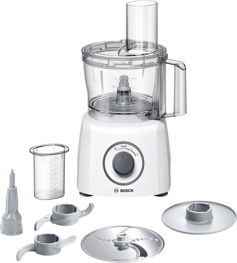 Bosch - Procesador de alimentos, MultiTalent 3, 800 W, Blanco, MCM3100W foto 2