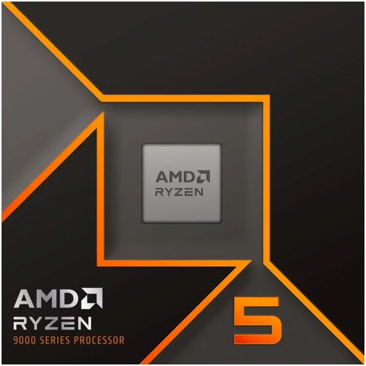 AMD Ryzen 5 9600X Procesador (Tarjeta gráfica Radeon integrada, 6 núcleos/12 Threads, 65W DTP, Socket AM5, 38MB Caché, Reloj de Aumento máx. hasta 5.4 GHz, sin Ventilador) foto 2