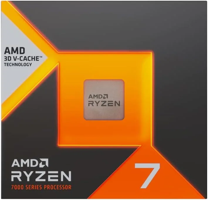 AMD Ryzen 7 7800X3D Procesador con tecnología 3D V-Cache (tarjeta gráfica Radeon integrada, 8 núcleos/16 threads,120W TDP,Socket AM5, 104MB Caché, Reloj de aumento máx. hasta 5.0 GHz, sin ventilador) foto 2