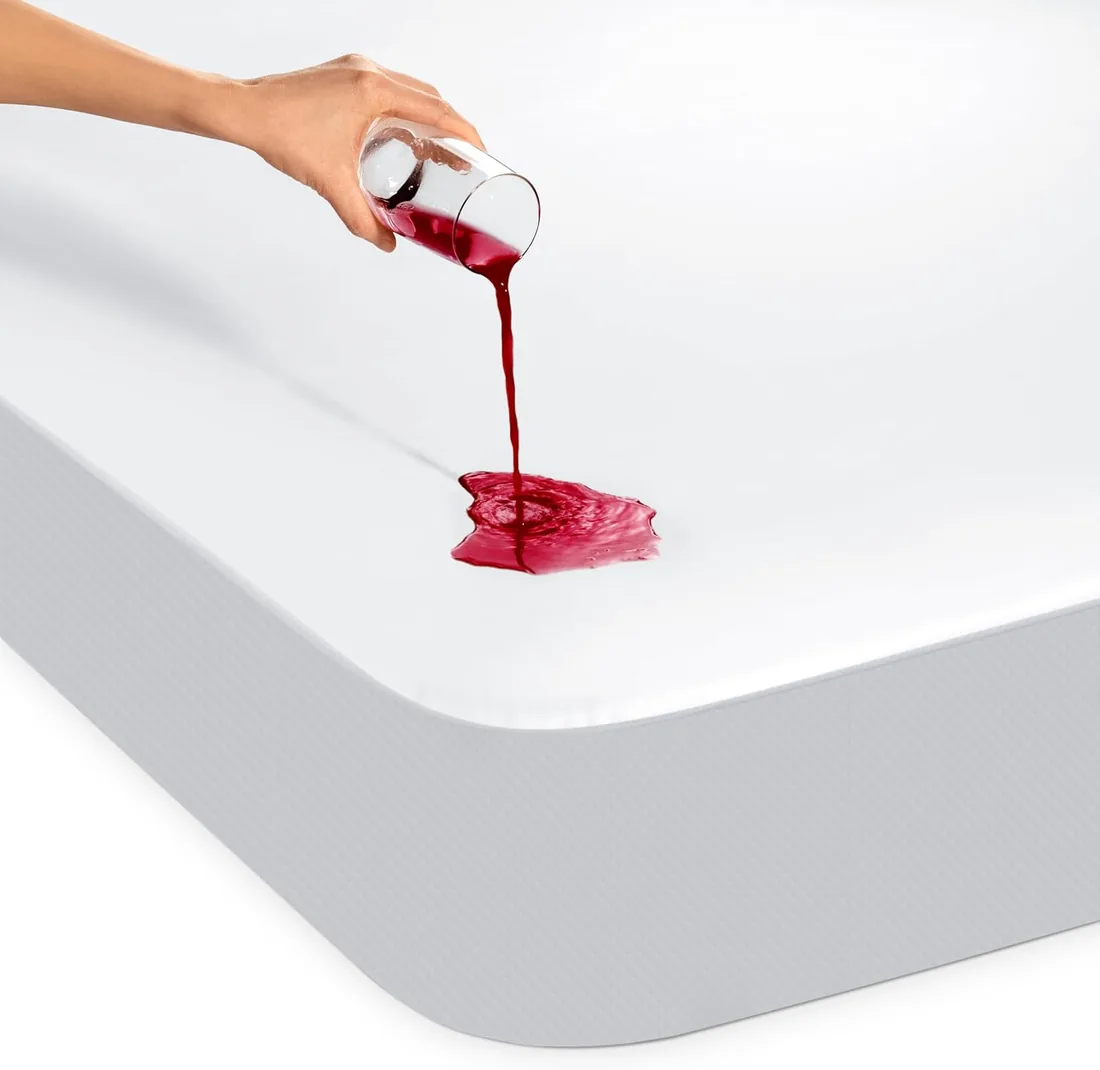 Dreamzie - Cubre Colchon 135x190 cm - Impermeable y Resistente - Protector Colchon 135x190 cm - Protección Óptima y Transpirable