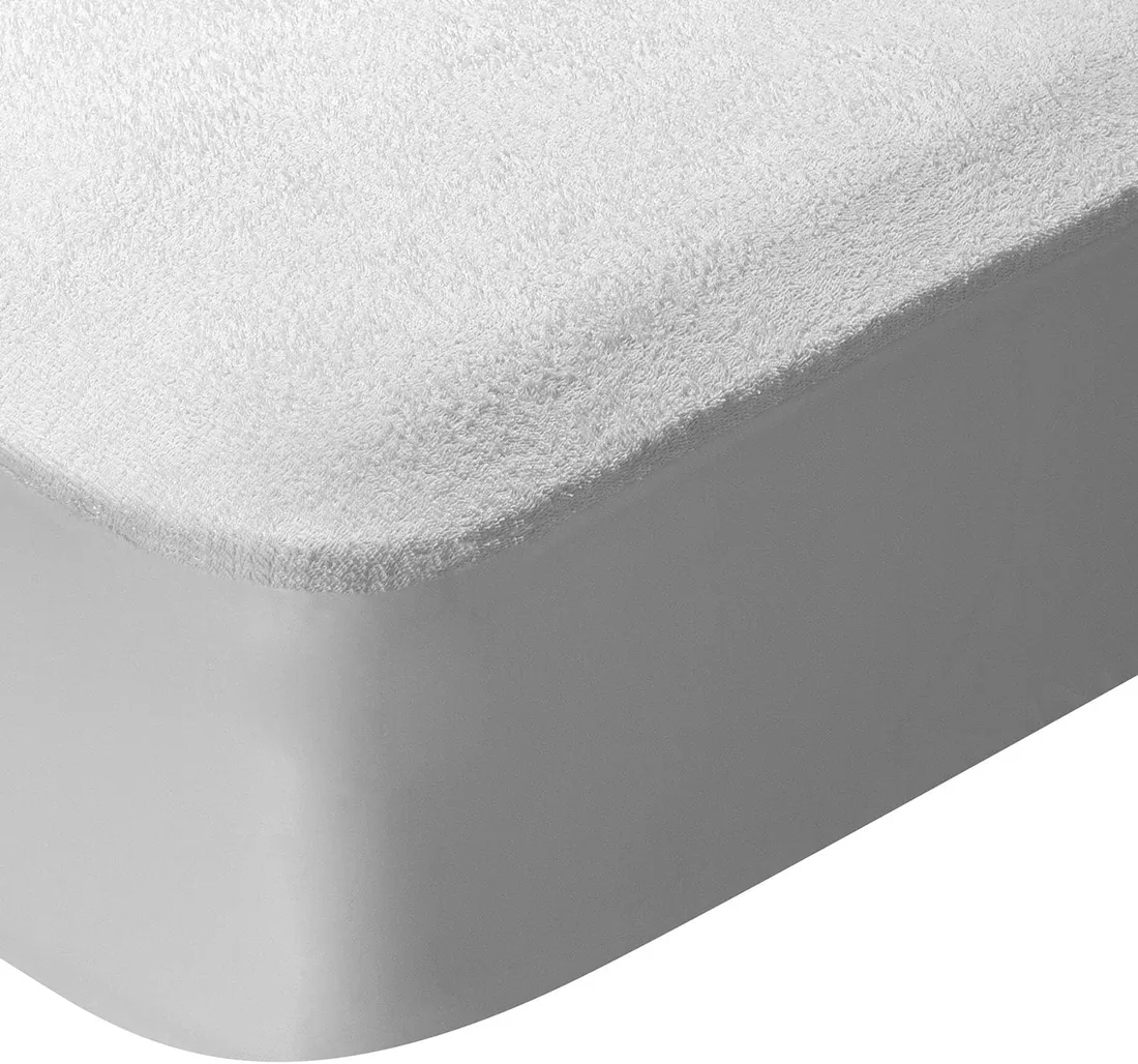 Pikolin Home - Protector de Colchón Impermeable Rizo y Transpirable Absorbente, Certificado Oeko-Tex, para Cama de 105, hasta 32 cm de Altura - Cubrecolchón 105 x 190/200 cm foto 3