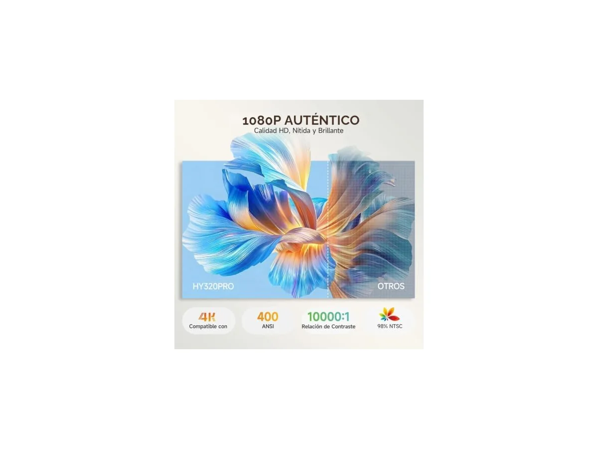 【Enfoque Automático】 Magcubic HY320pro Proyector Portátil Full HD 1080P foto 2