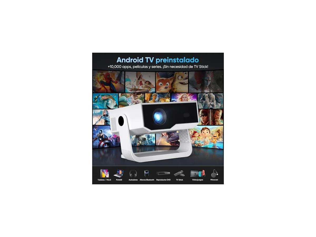 2026 Upgraded Proyector Portátil foto 3