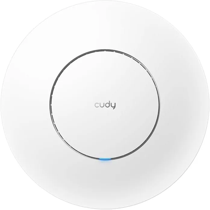 Cudy Punto de Acceso WiFi AX3000 Gigabit PoE WiFi 6 para Montaje e, AP3000S | 2402, 574 Mbps, 120 dispositivos, 1 puerto GbE IEEE 802.3at, portal de autenticación, varias opciones de alimentación