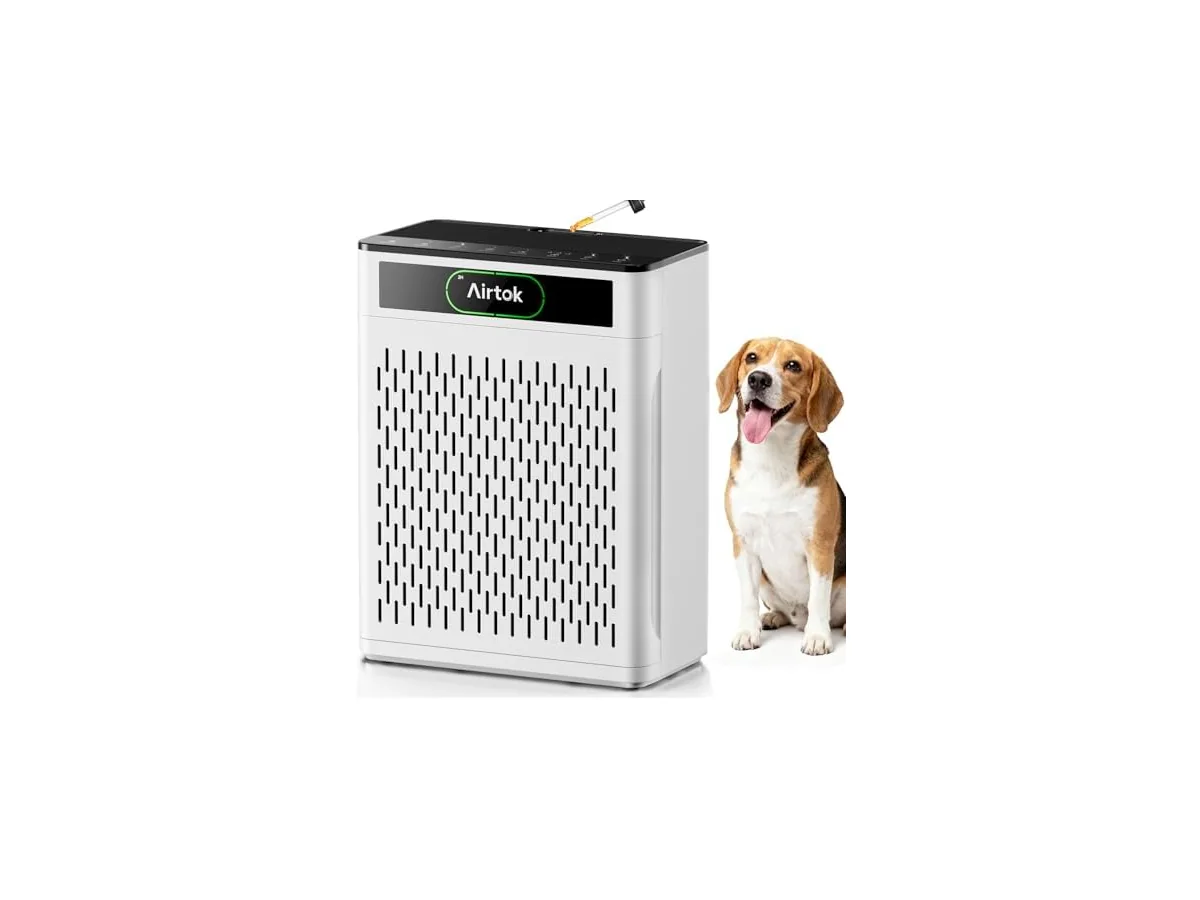 AIRTOK Purificador de Aire, Cubre Hasta 170m², Filtro HEPA Para Alergias, Humo, Caspa De Mascotas y… foto 2