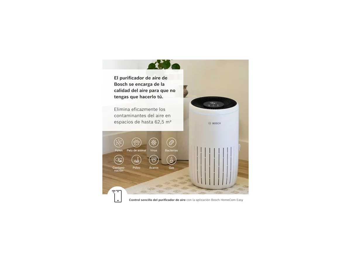 Bosch Air 4000i, Purificador de Aire con App, Hasta 62,5 m² foto 3