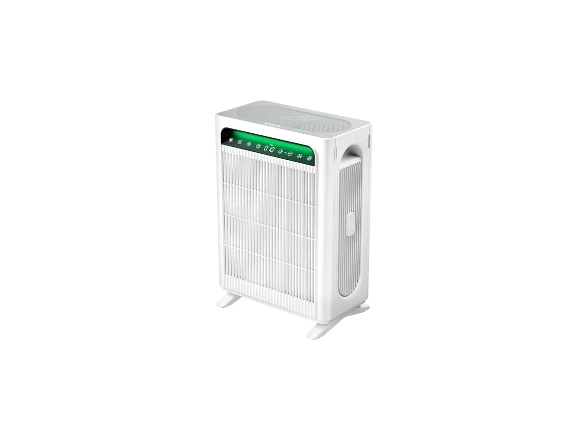 KNKA Purificador de Aire Filtro HEPA sensor inteligente hasta 120 ㎡ Blanco foto 2