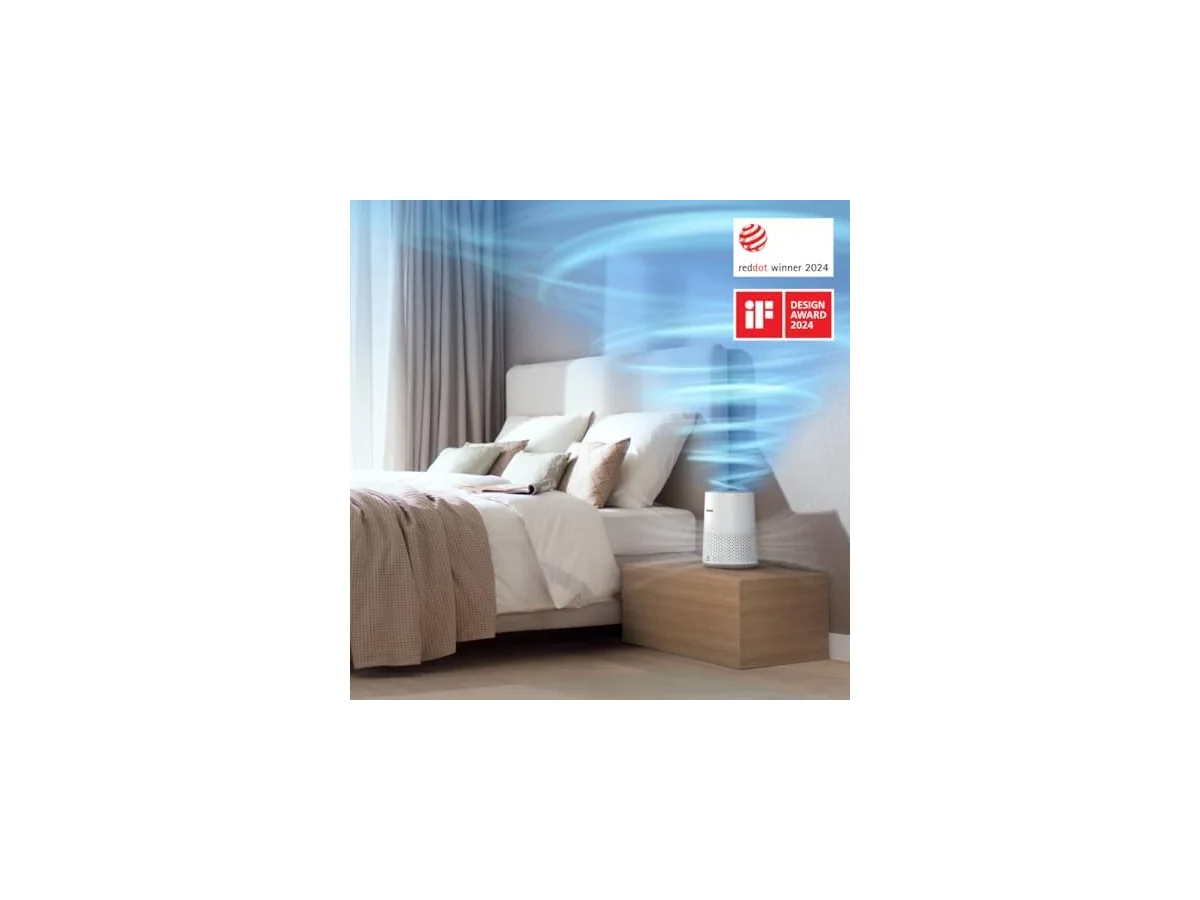 Philips 600i Purificador de Aire HEPA, 44 m², Ultrasilencioso 19dB*, Blanco foto 3