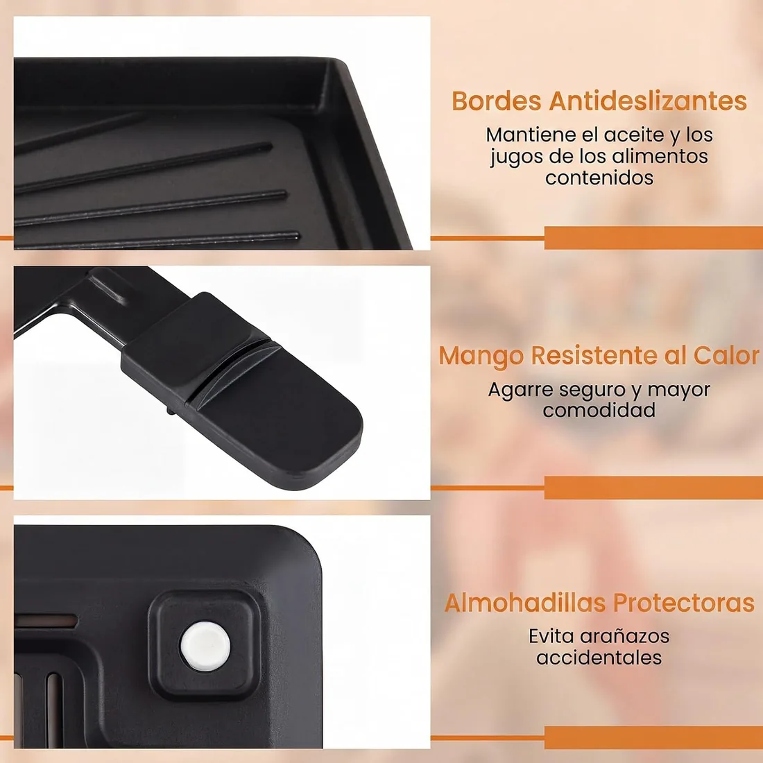 COSTWAY 3 en 1 Raclette, 1800 W, Fondue/Raclette para 8 Personas | Parrilla Eléctrica de Mesa con Capa antiadherente, Control de Temperatura Independiente,6 Tenedores, 8 Bandejas, 8 Espátulas foto 2