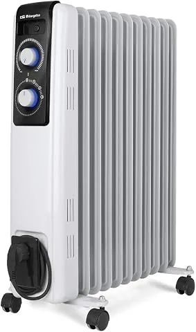 Orbegozo RF 2500, Radiador de Aceite, Construcción Modular de 11 Elementos, 2500 W, Blanco