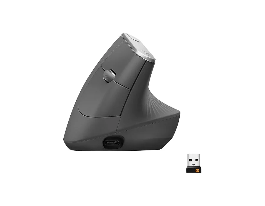 Logitech MX Vertical Ratón Inalámbrico Ergonómico foto 2