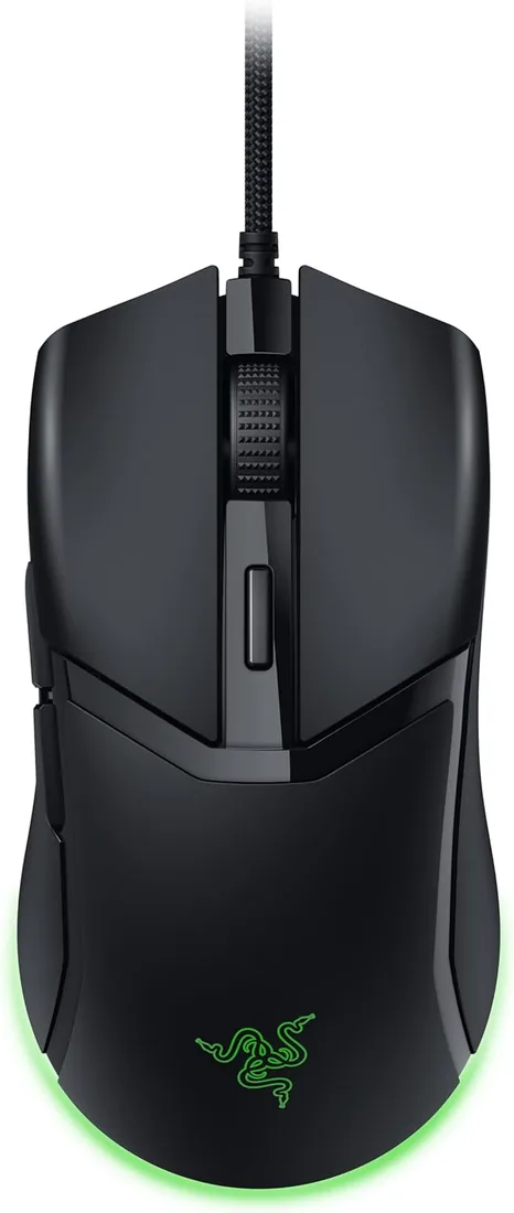 Razer Cobra - ratón para juegos con cable ligero Chroma RGB (57 g, interruptores ópticos Gen-3, iluminación Chroma con brillo degradado en la parte inferior, ajustes precisos del sensor) Negro