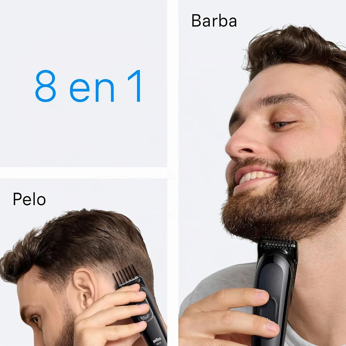 Braun Recortadora Todo en Uno Series 3, AIO3545, Negro foto 3