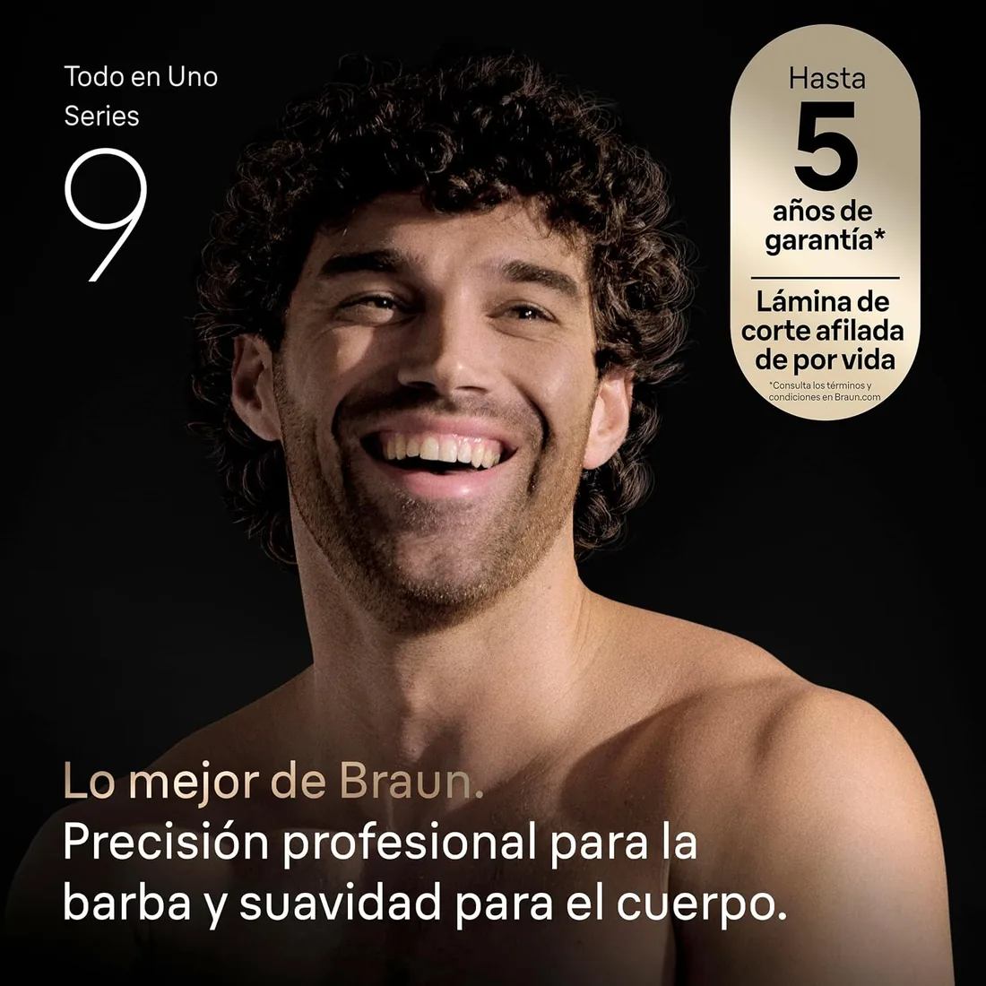 Braun Recortadora Todo En Uno Series 9, AIO9545, Gris + GilletteLabs foto 2