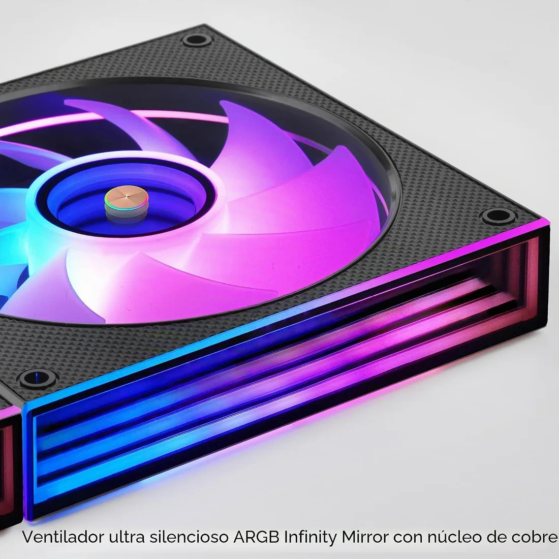 Mars Gaming ML-LCDPRO240 Refrigeración Líquida AIO 500W TDP, Pantalla LCD 2,8" Multimonitor, Bomba 4.ª Gen Opti-Chamber con Base de Cobre, 2× Ventiladores 120 mm ARGB Infinity Mirror, Negro foto 3
