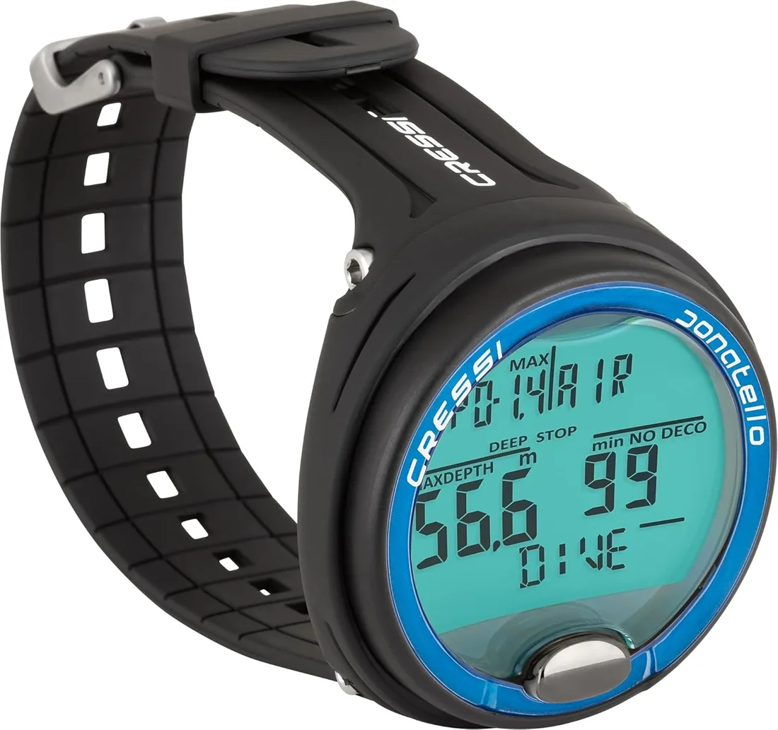 CRESSI Donatello Diving Computer - Ordenador Profesional de Buceo de Muñeca para Buceo y Apnea, Talla única, Unisex Adultos