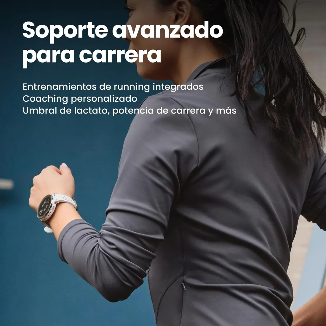 Amazfit Active 3 Premium Reloj Inteligente GPS Running, Pantalla AMOLED 1,32" Zafiro, Batería de 12 Días, 4GB, NFC, Mapas Offline, 170+ Modos de Entrenamiento, 5 ATM, Smartwatch para Android iPhone foto 3