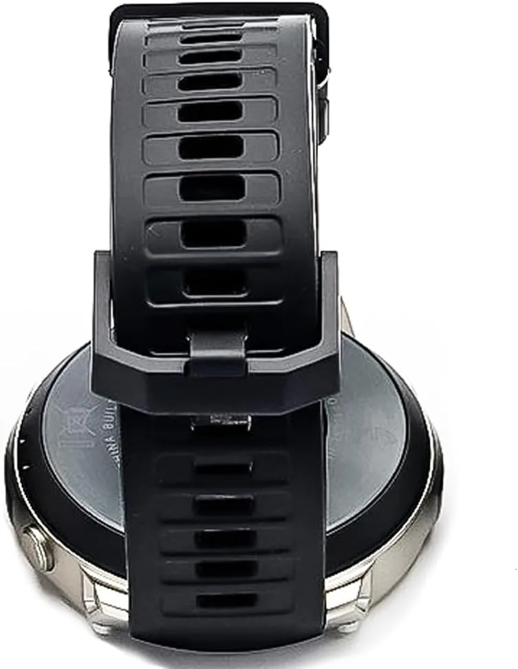 Reloj inteligente GPS con mapas fuera de línea, brújula, altímetro, tiempo – Reloj con pantalla AMOLED de 1,43 pulgadas, impermeable 50 m, monitor de corazón/oxígeno/presión, correa de gel de foto 2