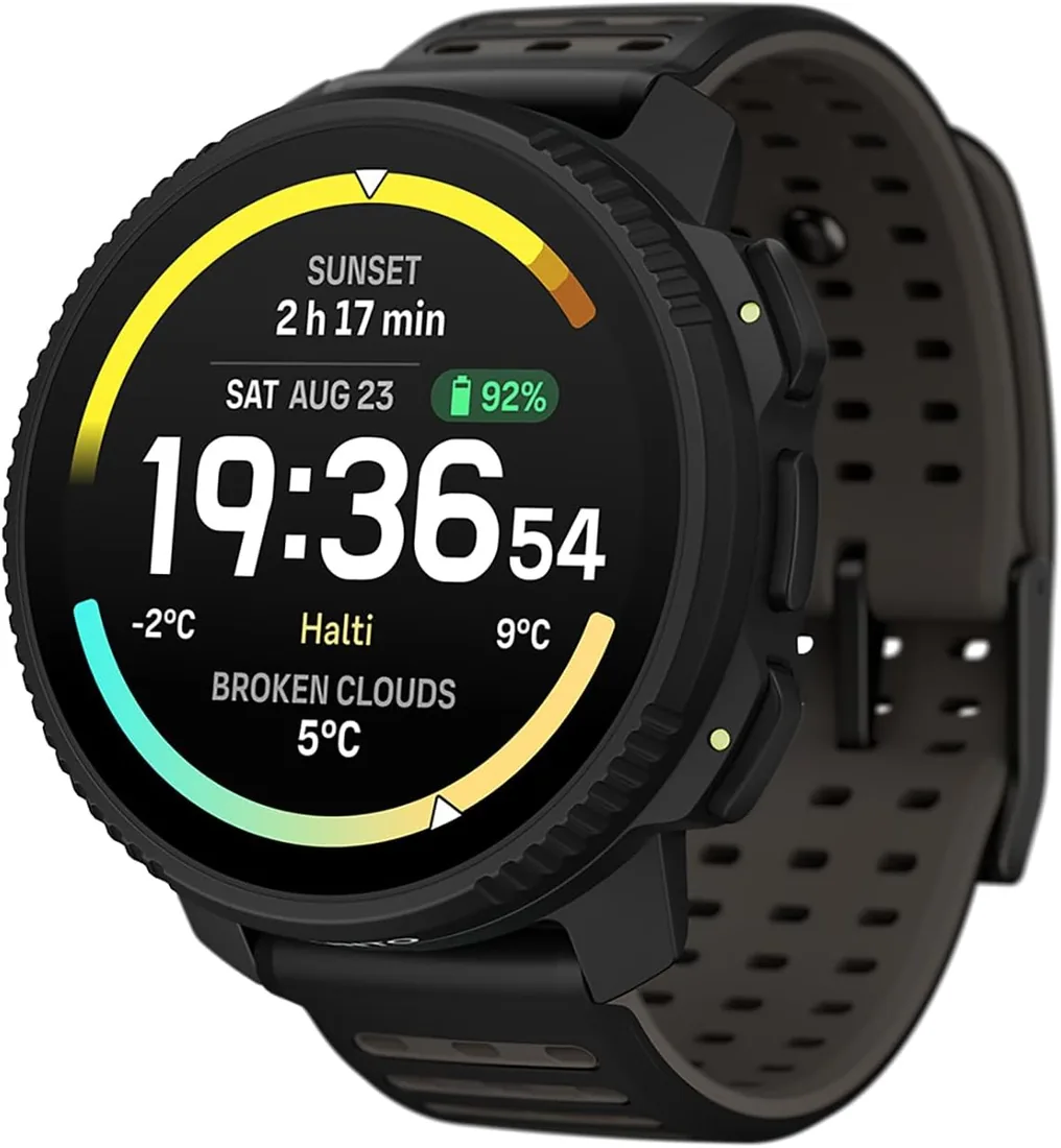 SUUNTO Vertical 2 Reloj GPS Robusto, Pantalla AMOLED, Linterna, 20 días de batería, mapas Offline y 115+ Modos Deportivos. Ideal para Aventuras y Uso Diario
