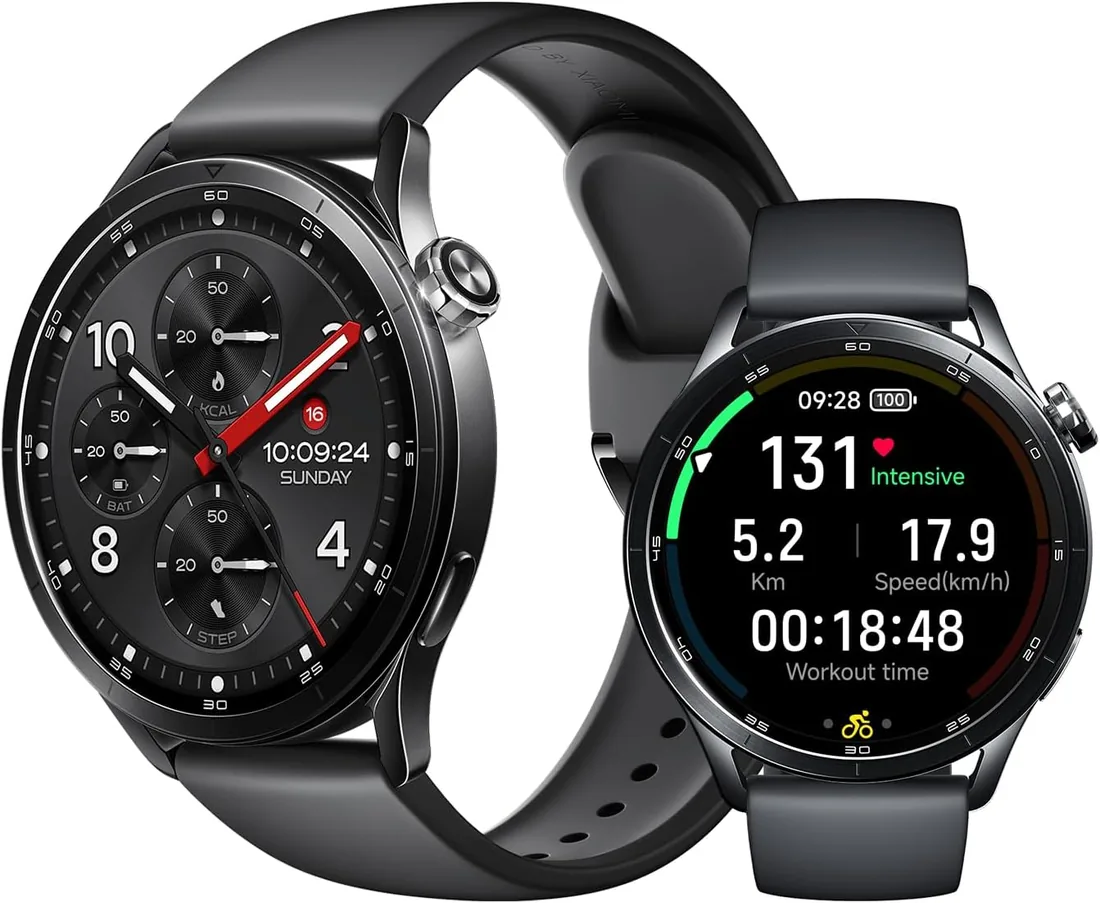 XIAOMI Watch S5 46 mm, smartwatch Hombre y Mujer, GPS, 21 días, Negro | Brillo de 2500 nits, sensor de salud 4 LED, sueño 2.0, mapas sin conexión, HyperOS, control por gestos