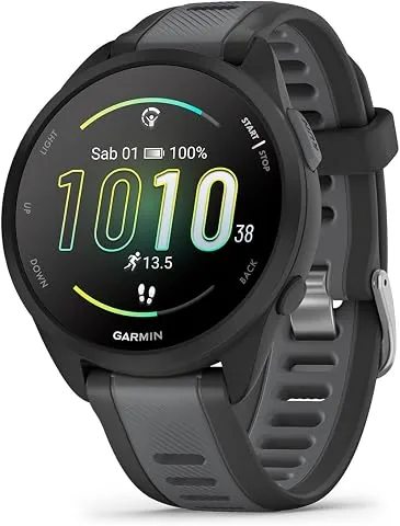 Garmin Forerunner 165, Reloj Inteligente para Correr con GPS, Negro | Pantalla Táctil AMOLED, Métricas Optimizadas, Planes foto 2
