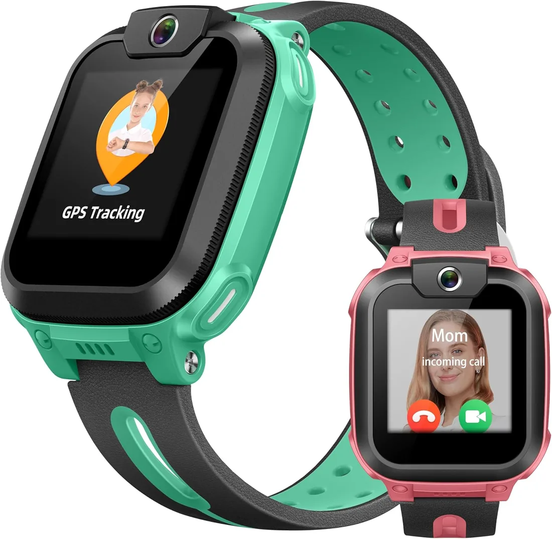 imoo Z1 Reloj Inteligente Niño con Videollamadas, GPS, SIM, IPX8, Seguro | Videollamadas HD, VoLTE, Chat, Ranura SIM, Localizador GPS, SOS, Impermeable IPX8, Cámara, Modo Clase, Sistema seguro
