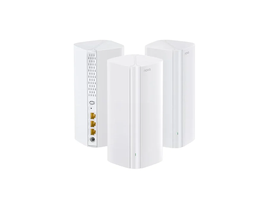 Tenda Nova Mesh MX12 (3-Pack) - WiFi Mesh AX3000, Repetidor WiFi 6 de Doble Banda 2,4 GHz/5 GHz, Router para Toda la Casa, 3X Puertos Gigabit, Backhaul Ethernet, Control Parental, foto 2
