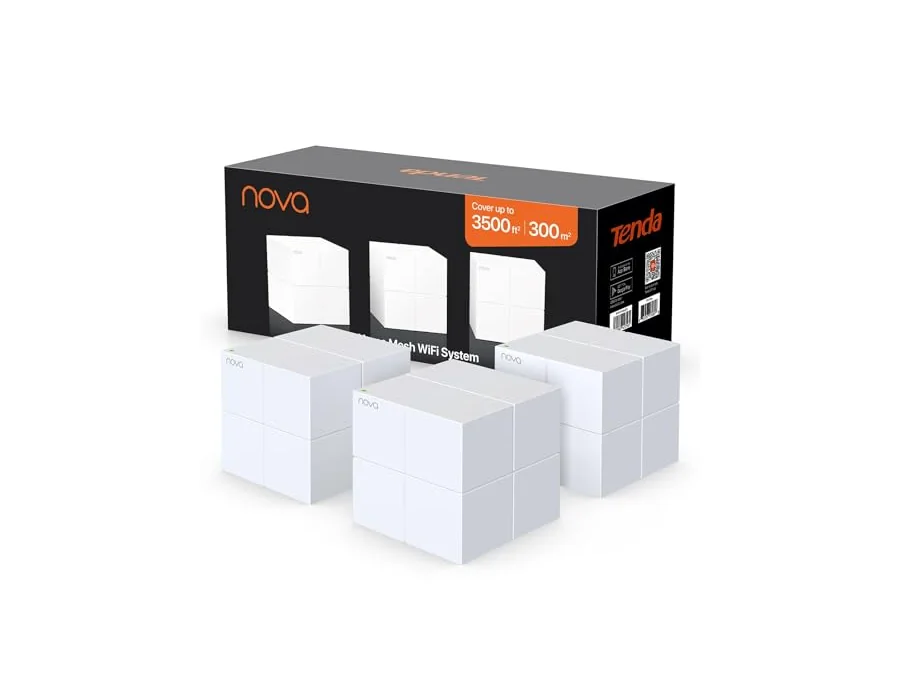 Tenda Nova MW6 Mesh Router Sistema WiFi de Red en Malla (Dual Band hasta 500 metros, Mu-MIMO, 2 Puertos Gigabit, Plug and Play, Funciona con Alexa, sustituye tu Repetidor de Red Tr foto 2