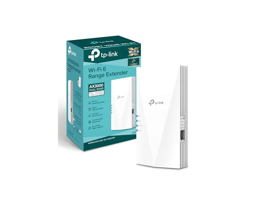 TP-Link RE700X - Repetidor WiFi 6 AX3000, Doble Banda, Puerto GE, EasyMesh foto 2