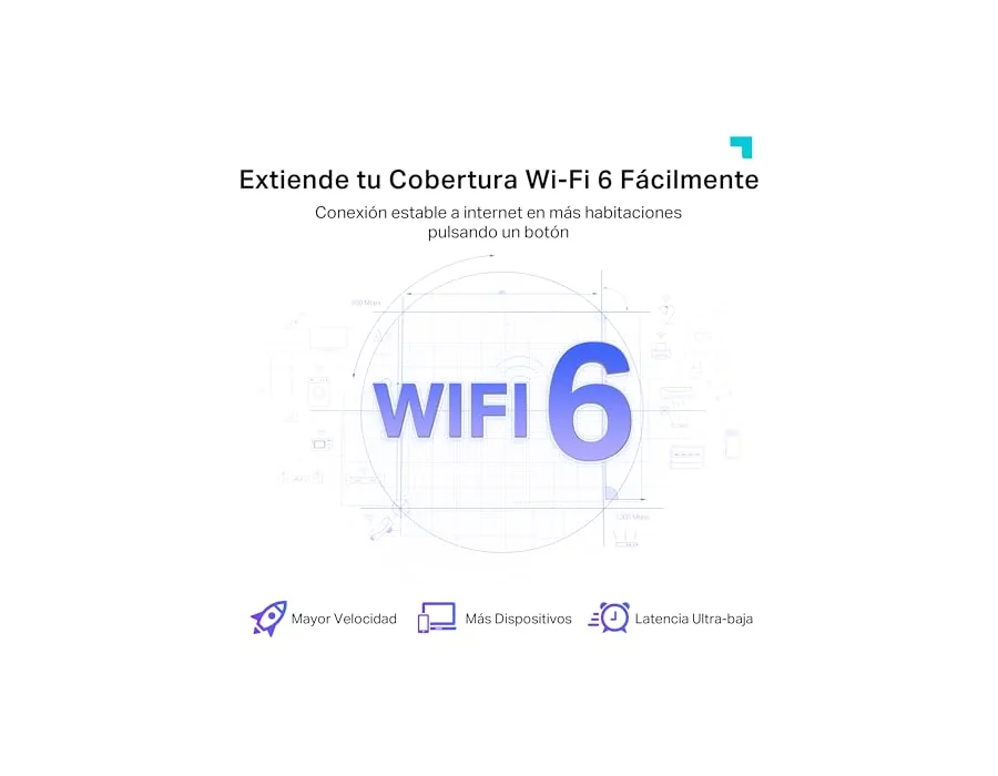 TP-Link RE700X - Repetidor WiFi 6 AX3000, Doble Banda, Puerto GE, EasyMesh foto 3
