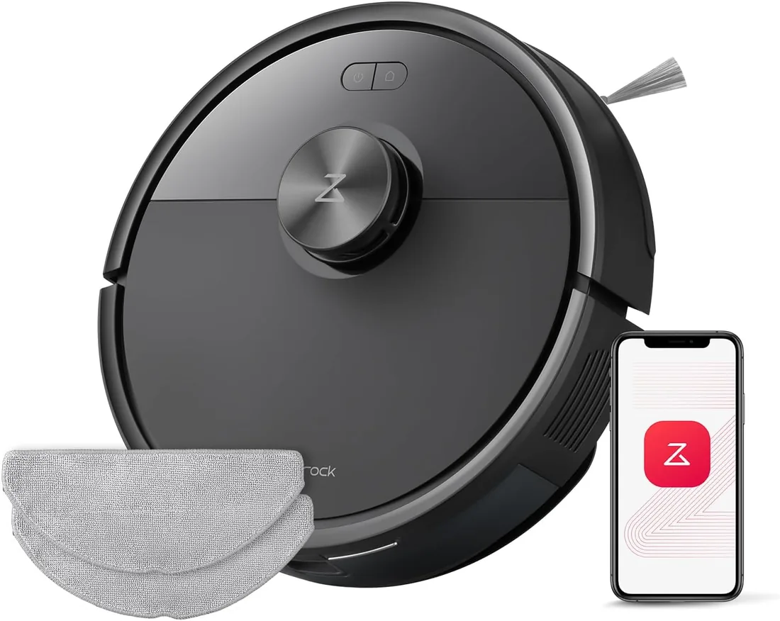 roborock Q7 M5 Set Robot Aspirador y Fregasuelos 2 en 1,Succión de 10000 Pa