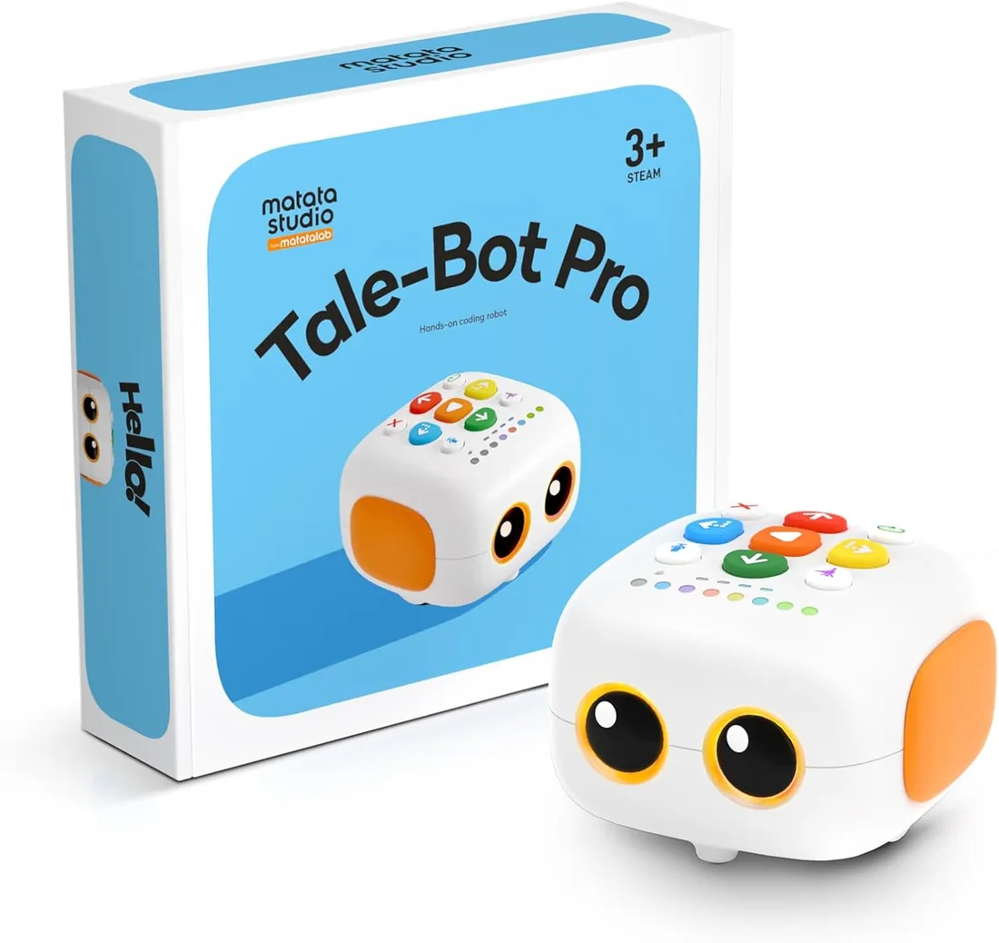 Robot Programable para Niños de 3-5 años, MatataStudio Tale-Bot Pro Robot Juguete de Codificación sin Pantalla para Aprender los Conceptos Básicos de Codificación Juguetes Educativos Stem Interactivos