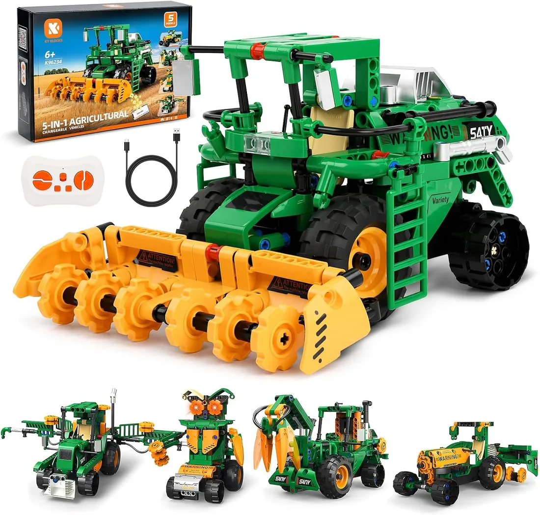Technic Robot para Niños de 6 a 12 Años, 5 en 1 Kit de construcción de Robots programable Avec Application et Télécommande, Regalo Creativo Educativo para Niños Y Niñas De 6+ Años