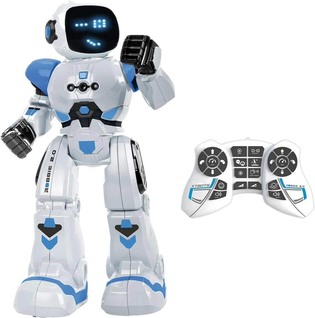 Xtrem Bots - Robbie | Robot Juguete | Robot Niños con 20 Expresiones Faciales | Robotica Programable con 50 Movimientos Inteligente | Robotica | Juguetes Niños 5 años o más foto 3