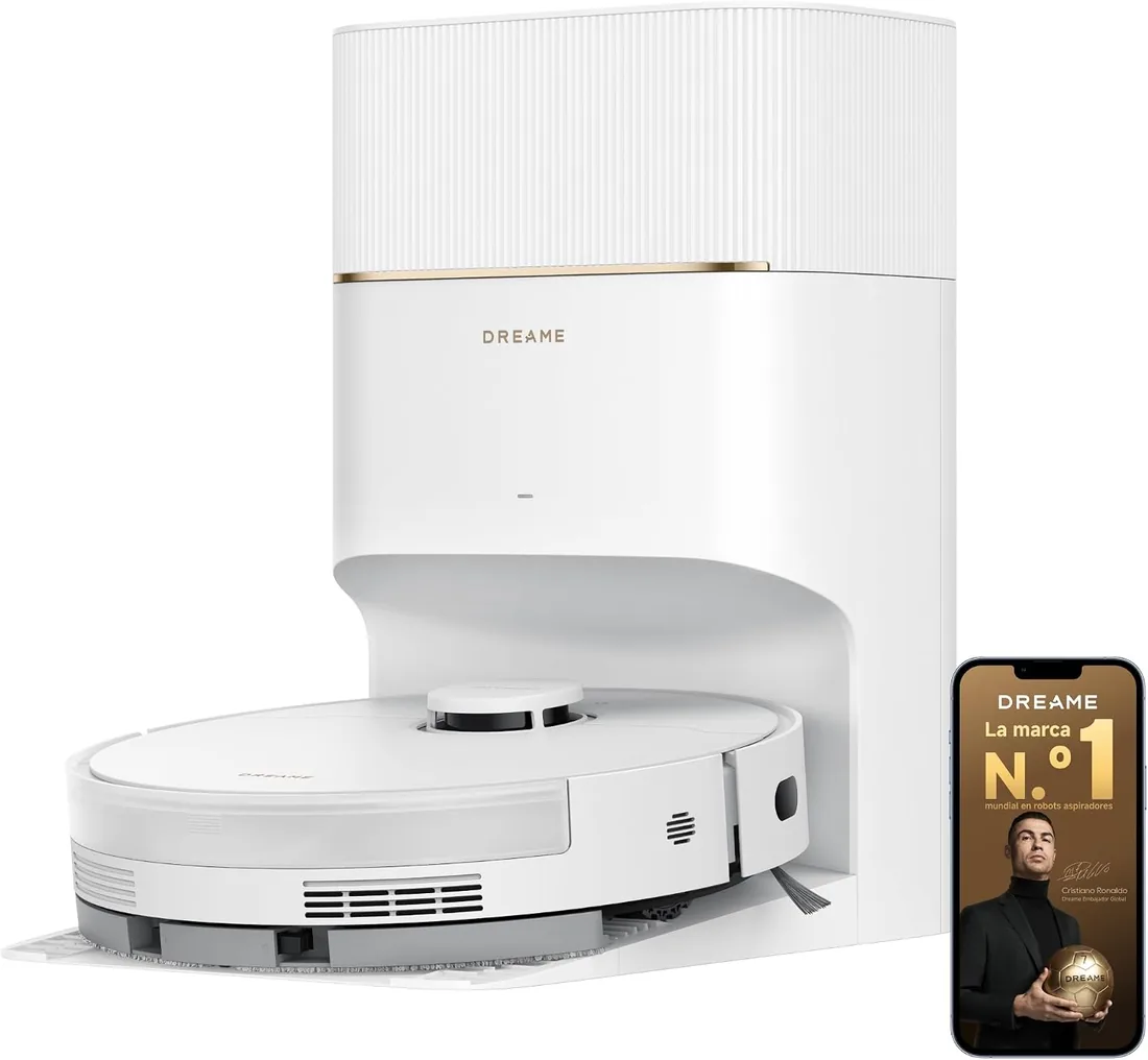 dreame D20 Pro Plus Robot Aspirador y Fregado 2 en 1, Succión de 13.000 Pa