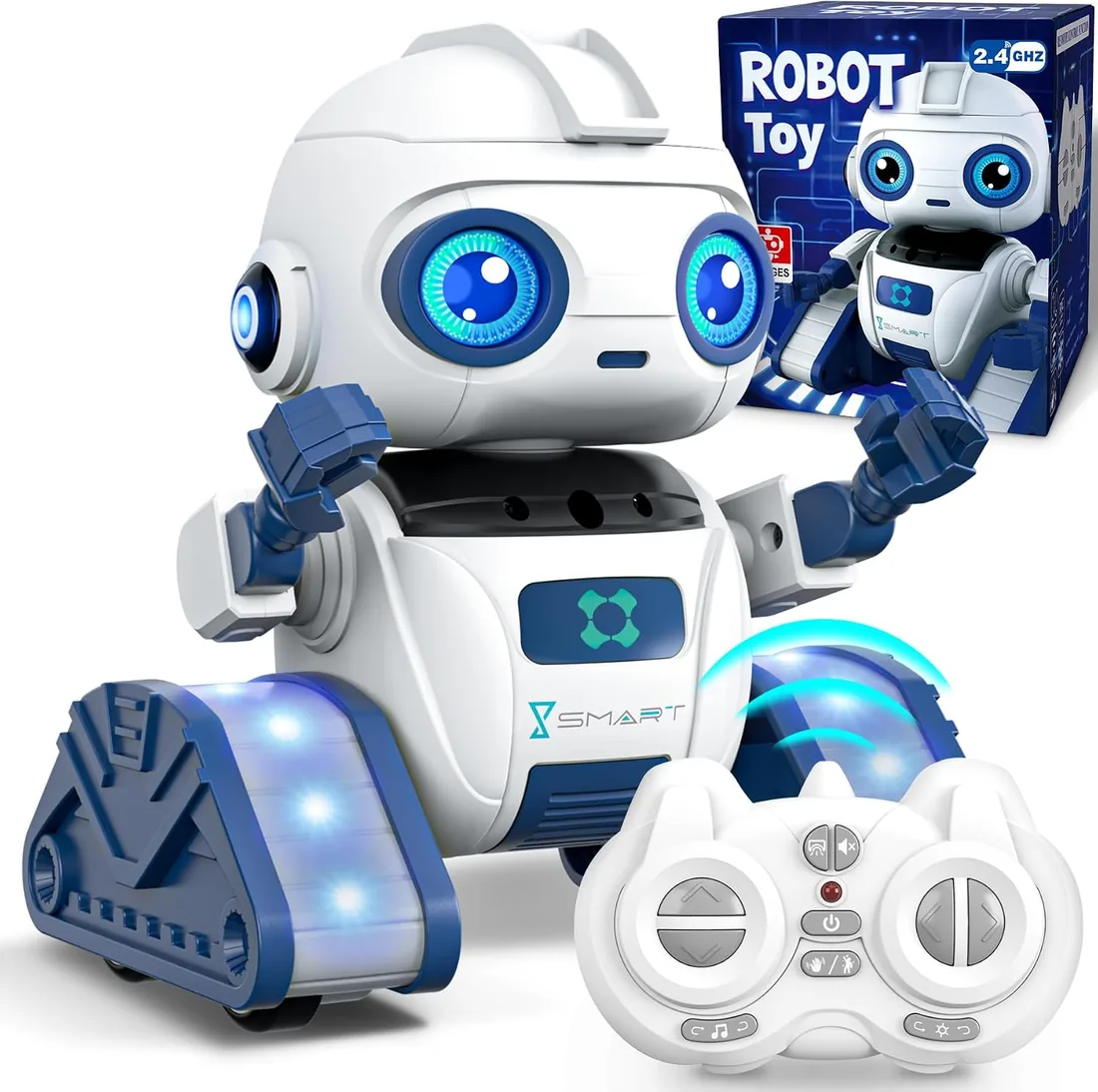 Ophy Robot para niños, Innovadora Función de Proyección,Robot Teledirigido | con Control de Gestos Ojos LED, Música, Juguetes Robots niños y niñas de 3 4 5 6 7 8 9 10 11 12,Víspera de Todos los Santos