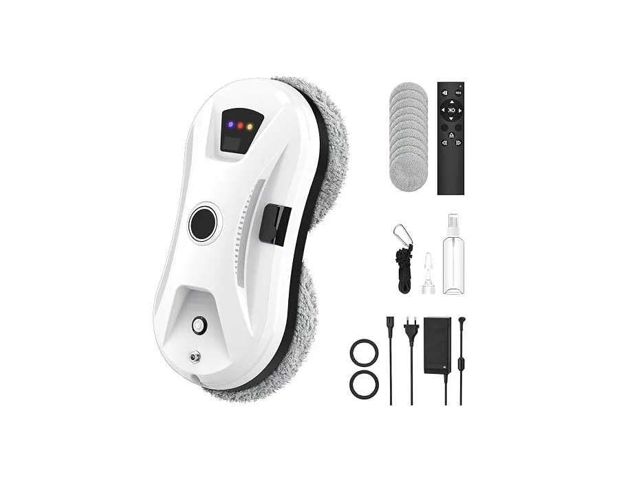 Deedlite RoboClean Osmo Limpiacristales Robot – Control IA, 3 Modos Auto foto 2
