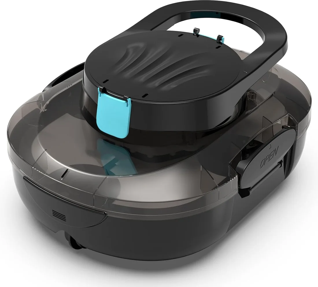 (2026 Upgrade) S1PRO Robot Piscina, 120 Min de Limpieza | Doble Motor Robot Limpiafondos Piscina Sin Cable, Carga en 2.5h, Autoaparcable, para Piscinas de Fondo Plano 100 m²