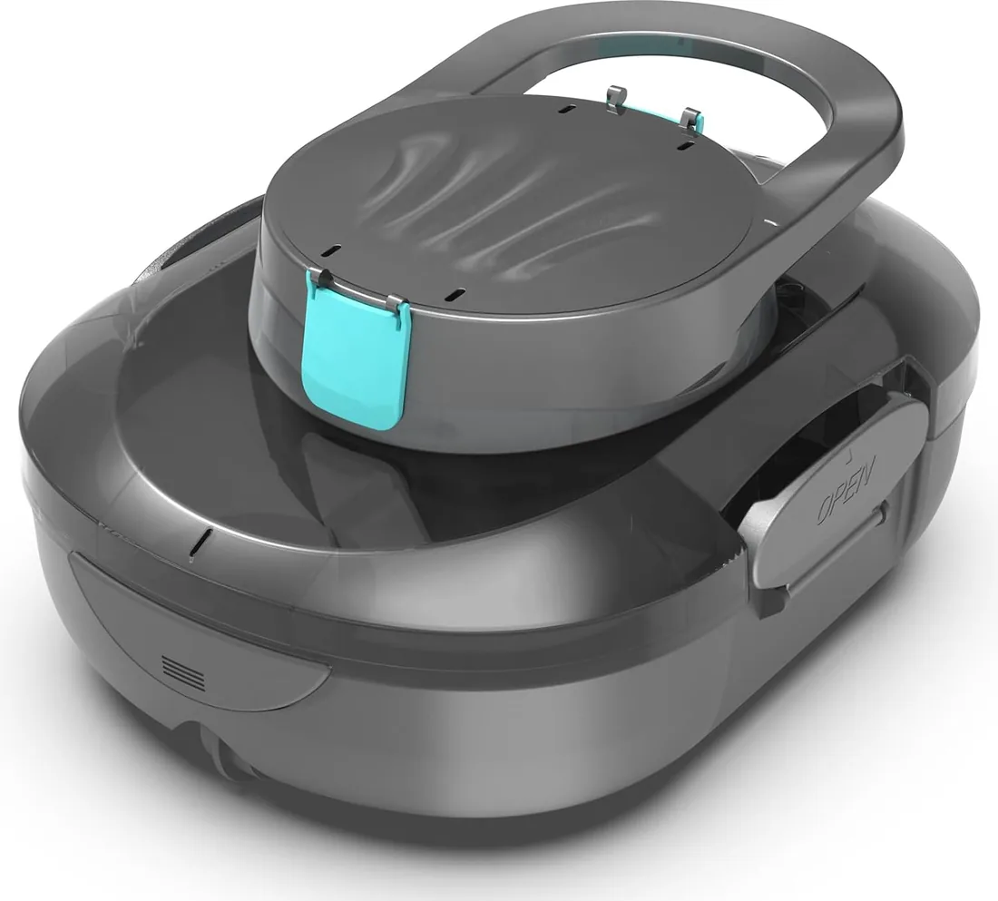 S1PRO (2026 Upgrade) Robot Limpiafondos Piscina, 120 Min de Limpieza | Doble Motor Robot de Piscina, con Filtración de 180μm, Estacionamiento Auto, para Piscinas Elevadas 100 m² foto 2
