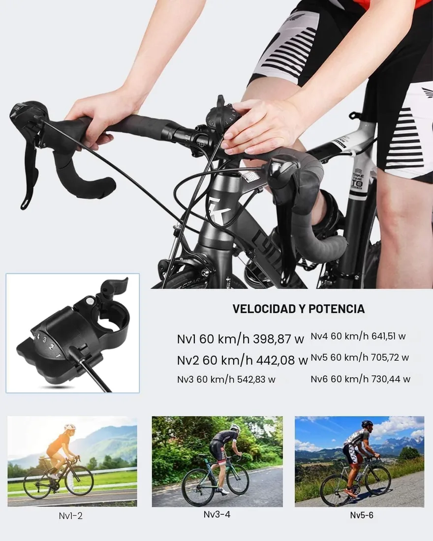 CXWXC Rodillo de Entrenamiento Plegable de Acero para Bicicleta con Cierre rápido, Base de Rueda Delantera, para Entrenamiento de Bicicleta de 26 a 29 Pulgadas, en casa o en Interiores foto 3