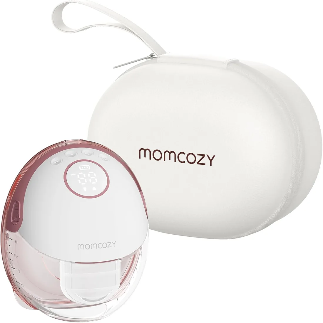 Momcozy M6 Sacaleches Eléctrico Manos Libres, 295 mmHg, 3 Modos 9 Niveles | Motor de 2.ª generación, succión estable, portátil, brida DoubleFit, ajuste cómodo y pantalla LED, extractor de leche materna