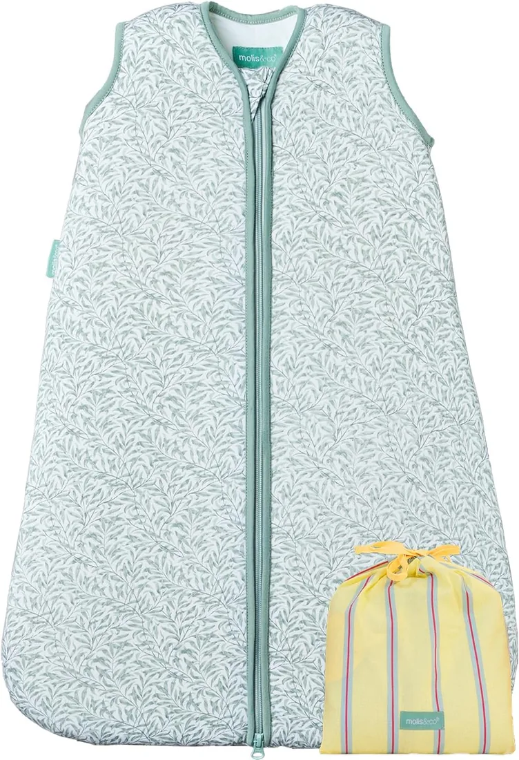 molis&co - Saco de Dormir para bebé 1.0 TOG - 70 cm (0-6 Meses) - Ideal para Primavera y otoño - 100% algodón (Oeko-Tex 100) - Ines II foto 3