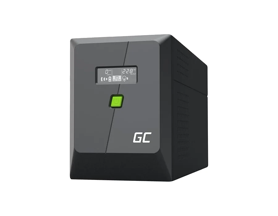 Green Cell PowerProof SAI UPS 2000VA/1200W con Pantalla LCD