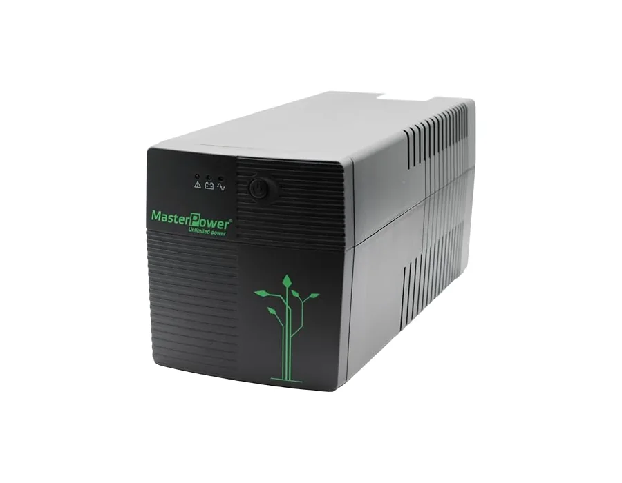 Master Power, Sistema de Alimentación Ininterrumpida SAI, UPS 1300 VA, Tensión Constante de Salida 720W, 4 Enchufes Schuko — Ref. KGDM foto 2