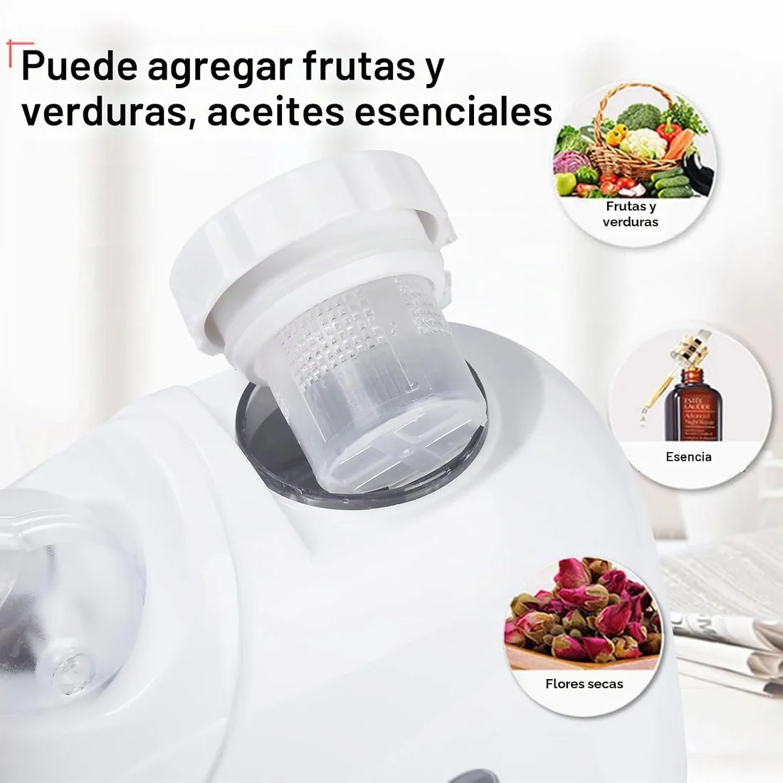 Vaporizador Facial Sauna Facial Nano Ionic Vaporizador Facial, Belleza Spa Cuidado personal de la piel Cuidado de la piel Facial Vaporizador Reducido Poros Agrandados Blanco foto 2