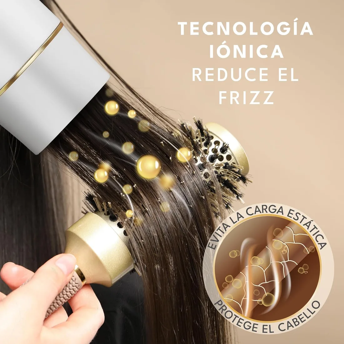 LEBENLANG Secador Pelo Iónico 2100W – Antipuntas Abiertas foto 2