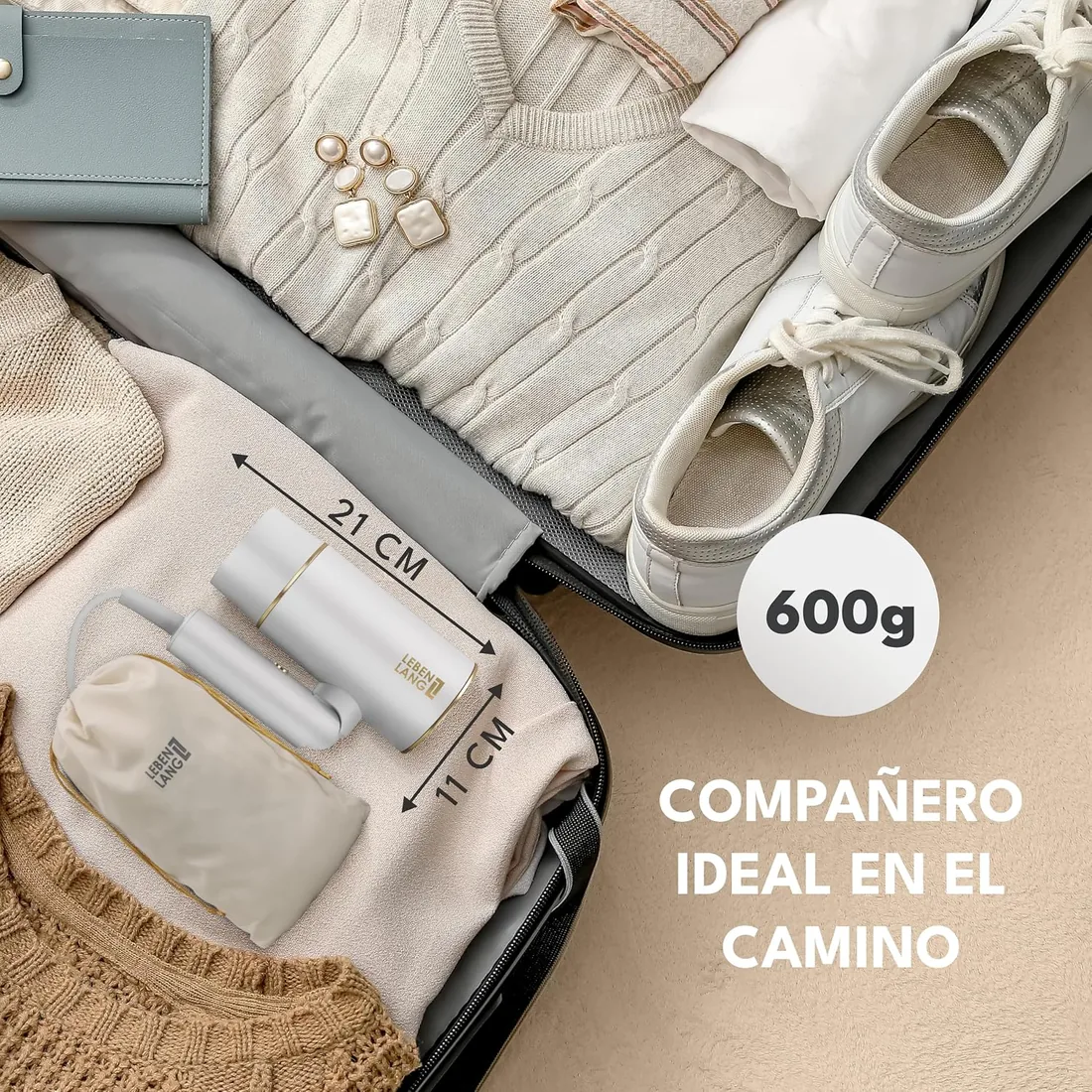 LEBENLANG Secador Pelo Iónico 2100W – Antipuntas Abiertas foto 3